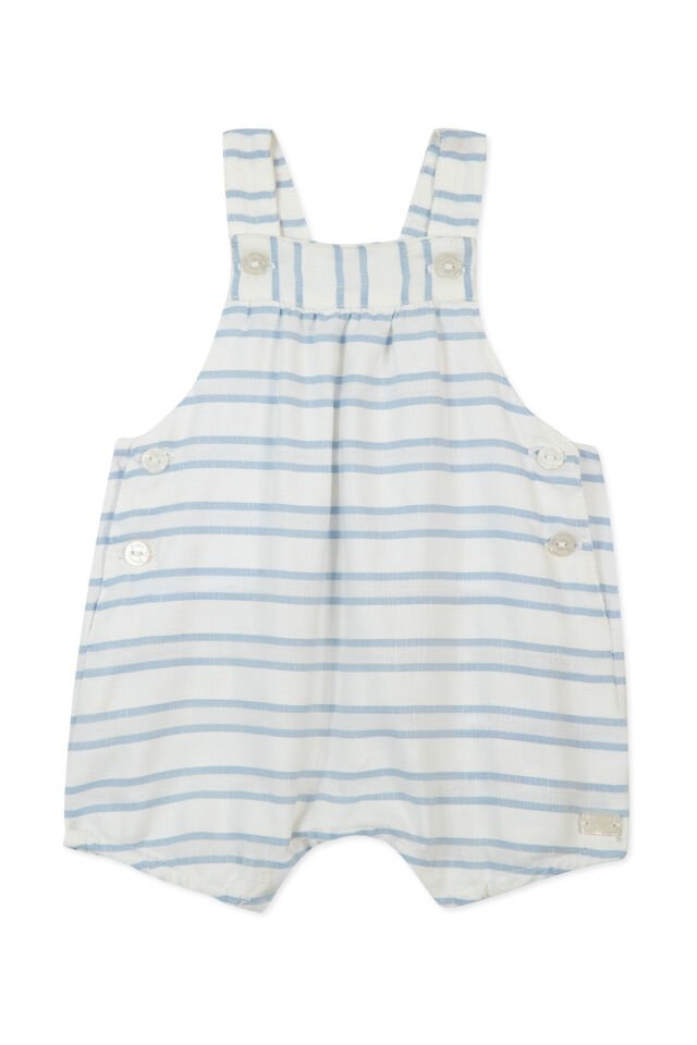 Çizgili Salopet Blanc - 6M