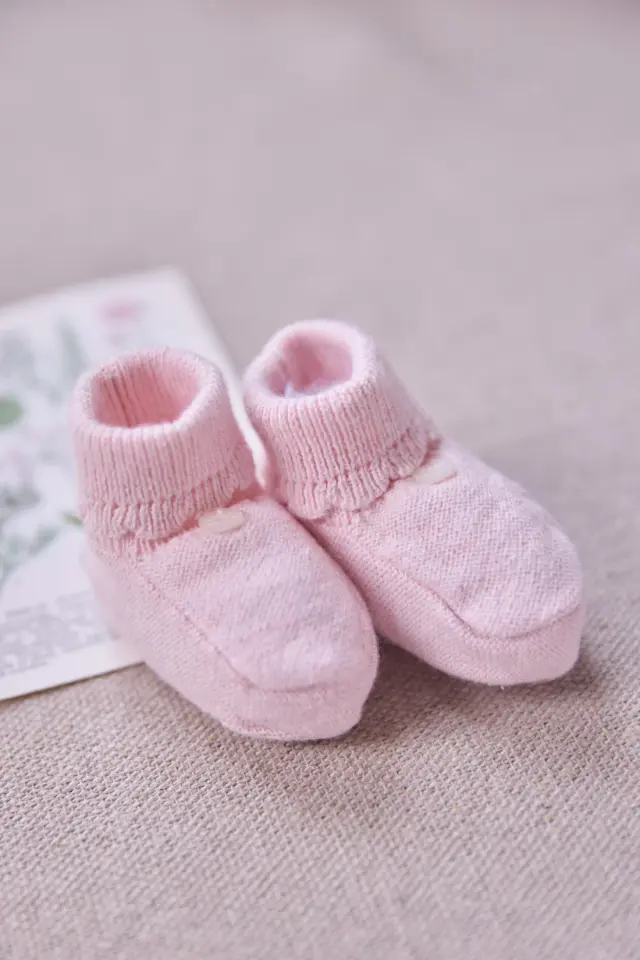 TRİKO PATİK Pembe - 3M/6M