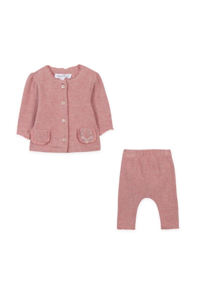 Bluz + Pantolon Set Pembe - 6M
