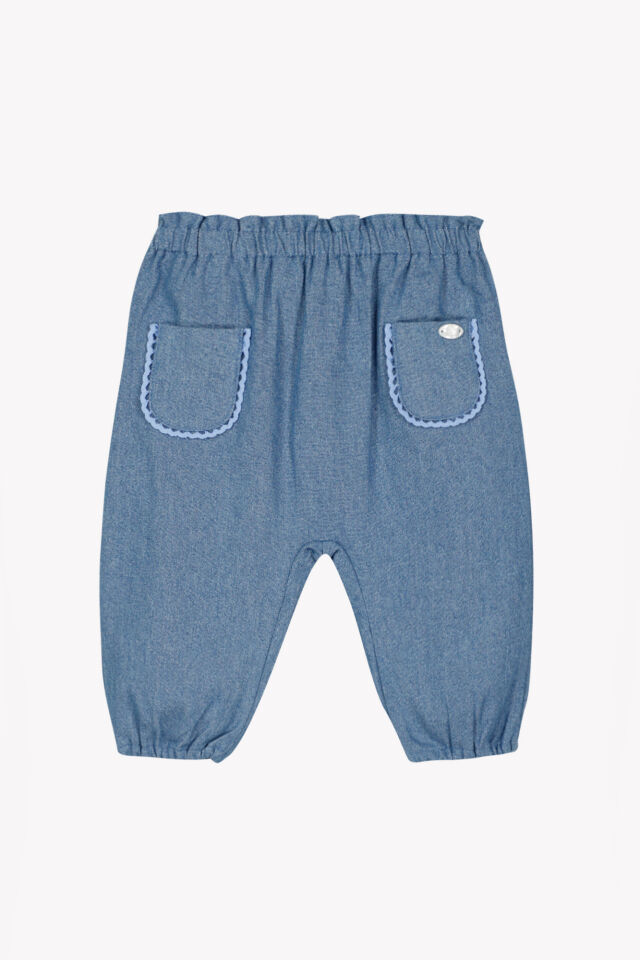 Cepli Coton Pantolon Indigo - 1Y