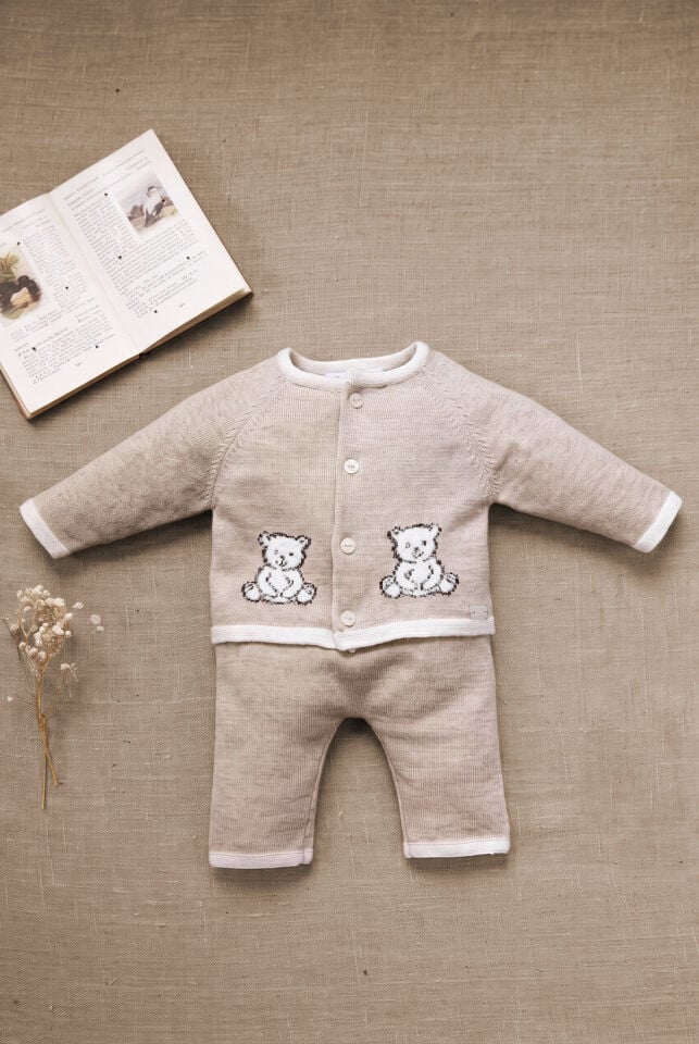 Hırka + Pantolon Soft Mavi - 6M