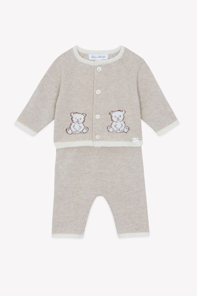 HIRKA+PANTALON Açık gri - 6M