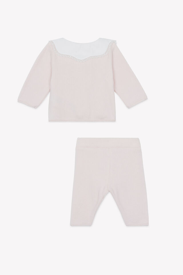Hırka + Pantolon Pembe - 6M