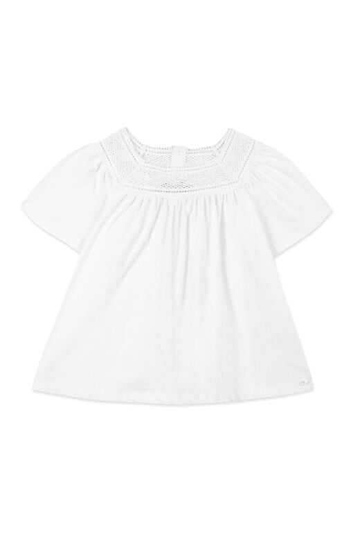 Dantel Yakalı T-Shirt