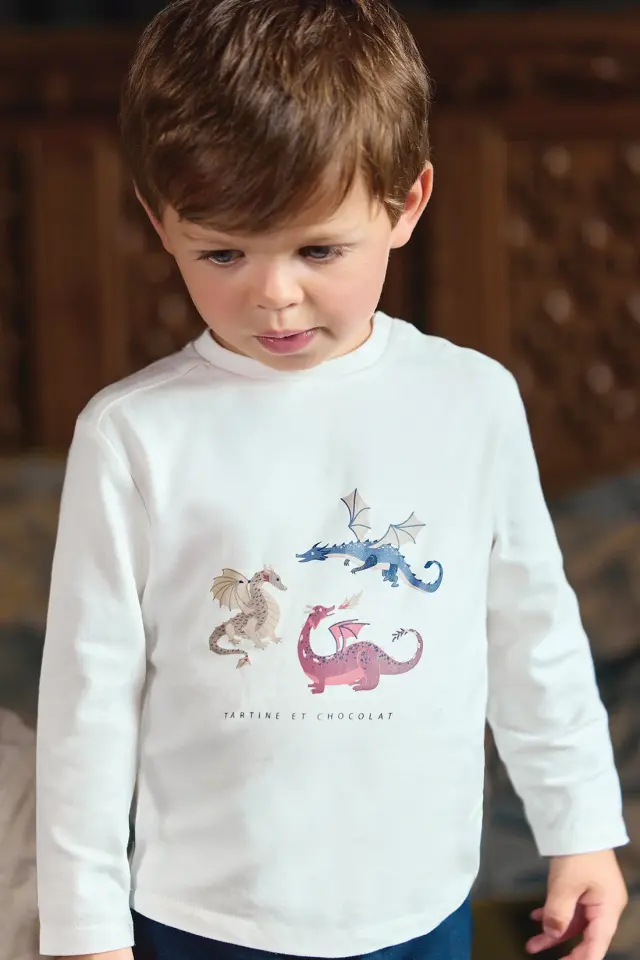 T-SHIRT BORDO - 18M