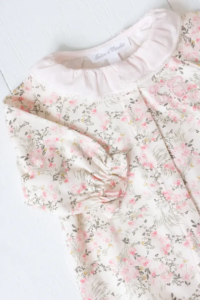 İnce Çiçekli Tulum Jardin Hivernal Rose pâle - 3M