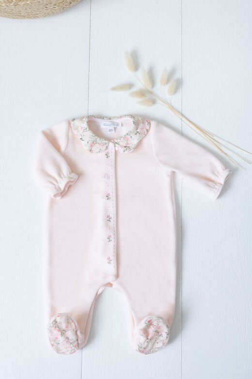 Kadife Tulum Jardin Hivernal Rose pâle - Soft pembe - 1M