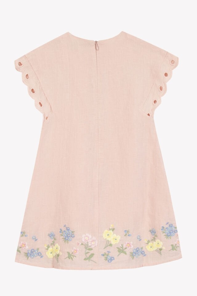 Keten Elbise Rosée - 8Y