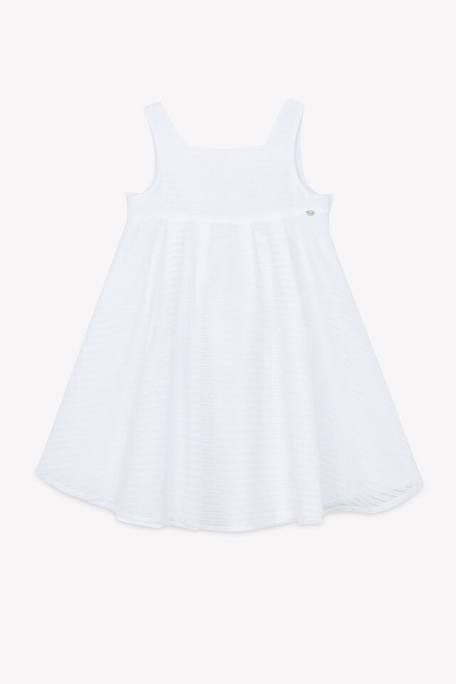 Askılı Ceremonie Elbise Blanc - 6Y