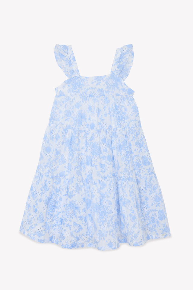 Askılı Maxi Elbise Blanc - 4Y