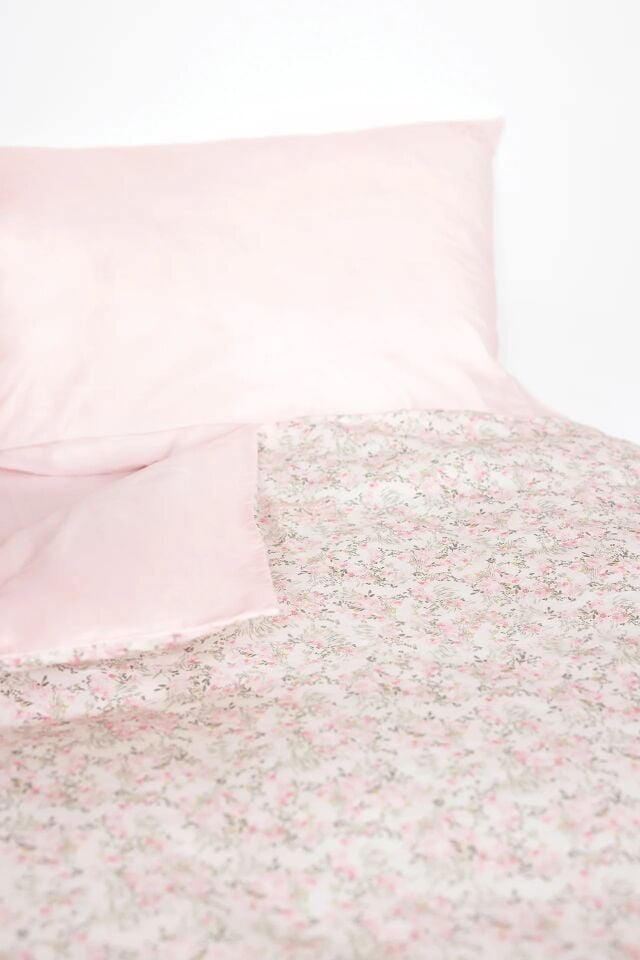 Nevresim Takımı Jardin Hivernal Rose pâle - TU