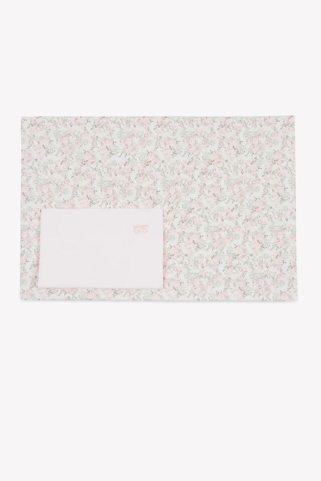 Nevresim Takımı Jardin Hivernal Rose pâle - TU