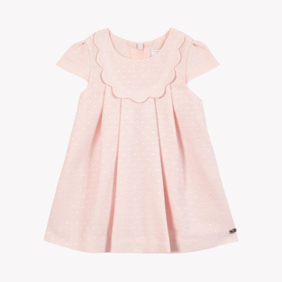 jakarlı Elbise Pembe - 1Y