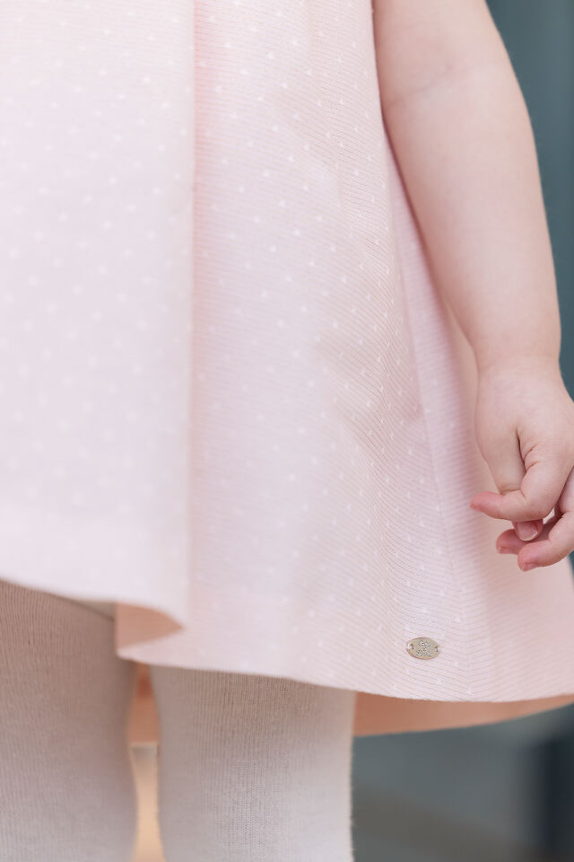 jakarlı Elbise Pembe - 2Y