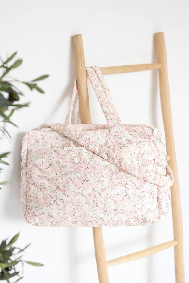 Anne Çantası Jardin Hivernal Rose pâle - TU