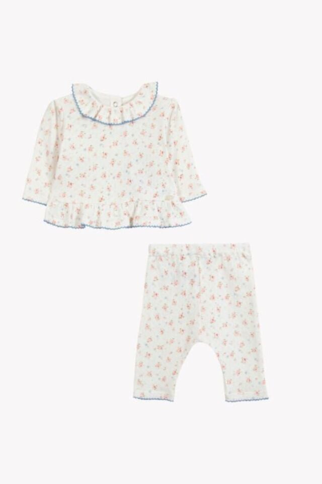 Bluz + Pantolon Set Nacre - 18M