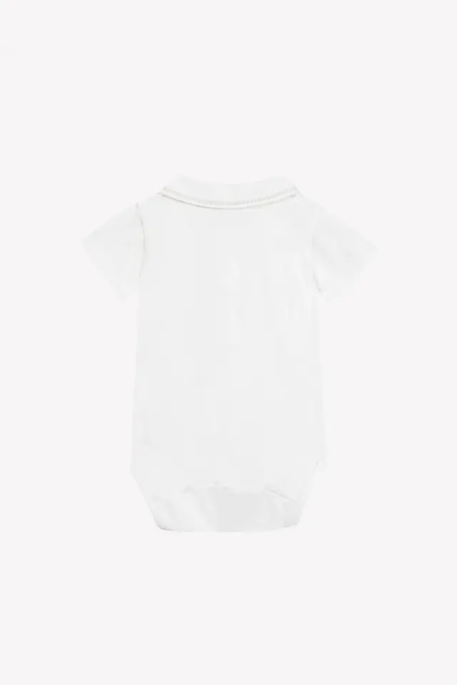 Kısa Kollu Düz Renk Body Beige - 3M