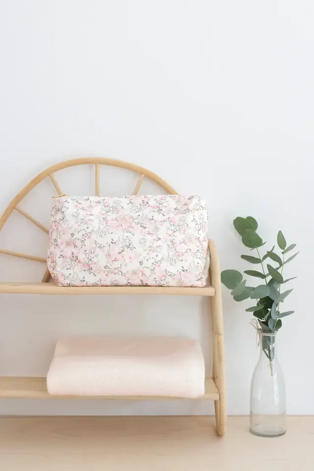 Tuvalet Çantası Jardin Hivernal Rose pâle - TU