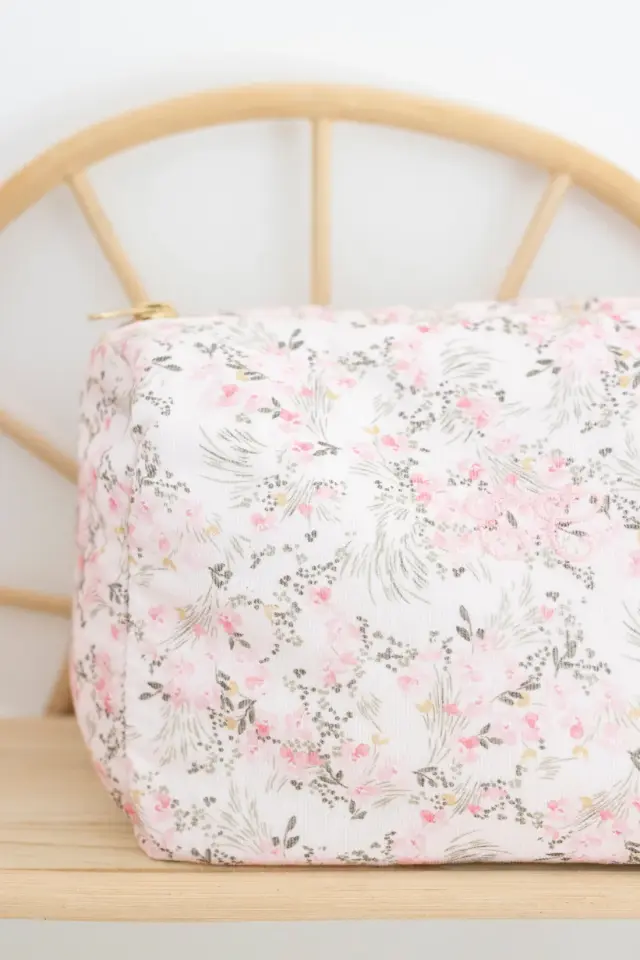 Tuvalet Çantası Jardin Hivernal Rose pâle - TU