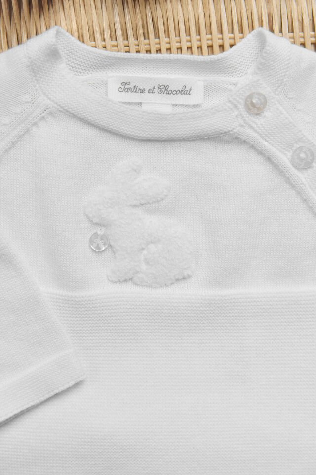 Triko Kazak + Pantalon set Nacre - 3M