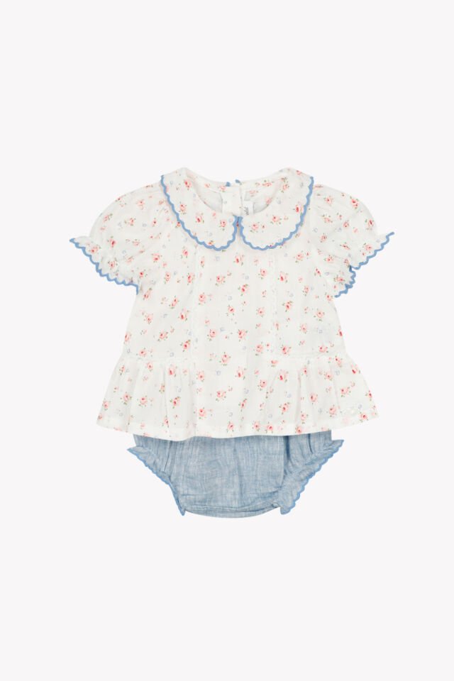 Tunik + Bloomer Set Nacre - Ekru - 9M