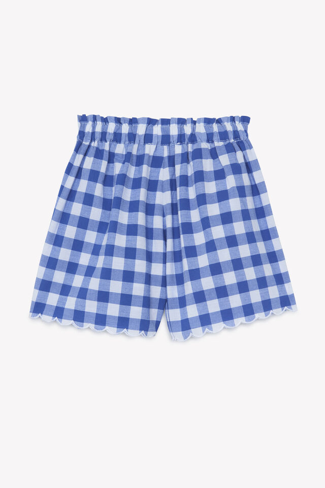 Askılı Bluz + Şort Set Bleu électrique - 3Y