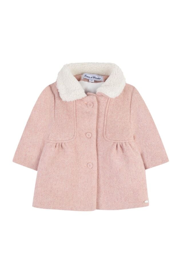 Yün Manto Pembe - 2Y