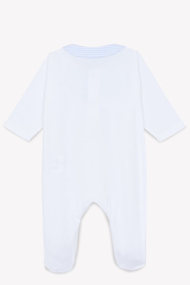 Önden Açılan İnce Tulum Blanc - 1M