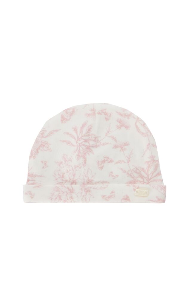 desenli jersey BONE Soft pembe - T1