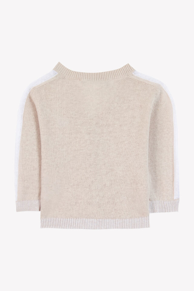 coton-keten Triko Hırka Sable - 18M