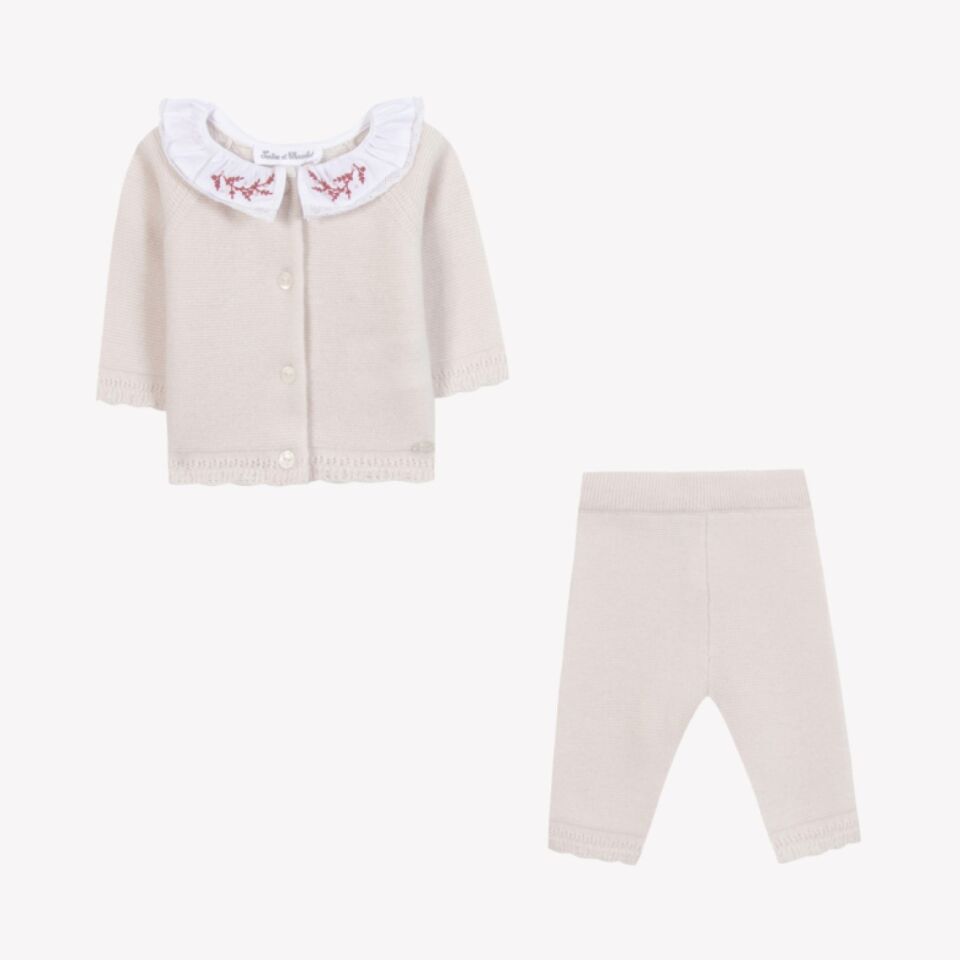 HIRKA + PANTALON TAKIM Soft pembe - 3M