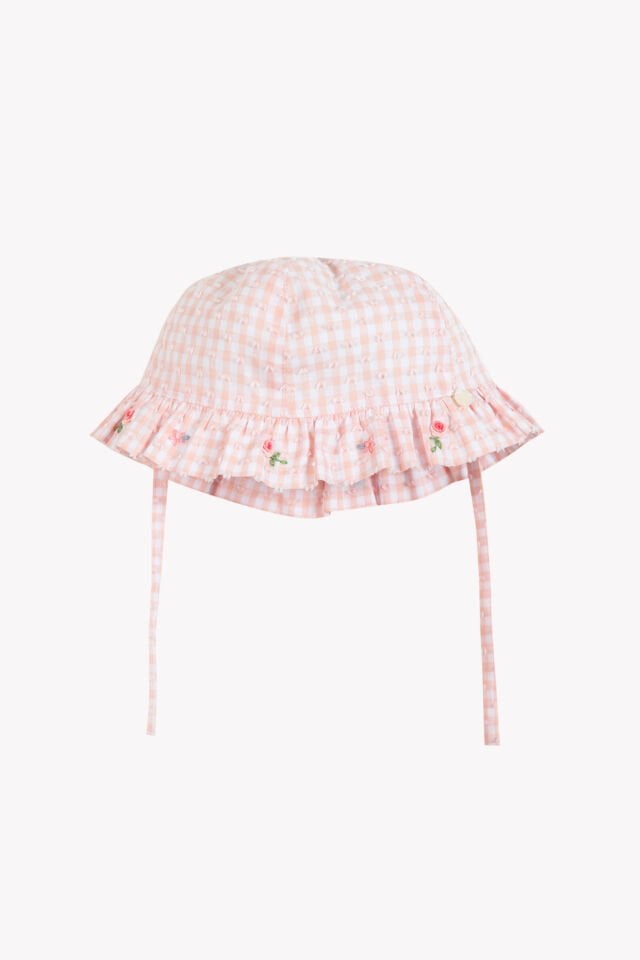 pötükareli coton ŞAPKA Rosée - Pembe - 44