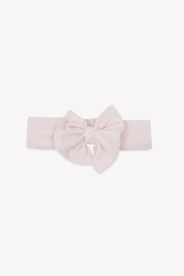 FİYONKLU SAÇ BANTI Rose pâle - T2