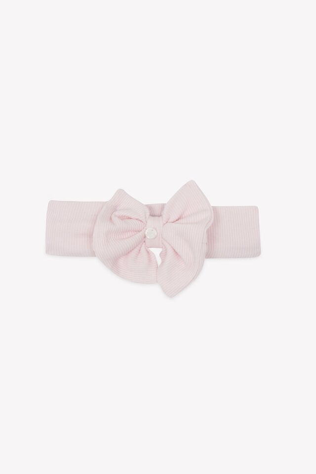 FİYONKLU SAÇ BANTI Rose pâle - Soft pembe - T3