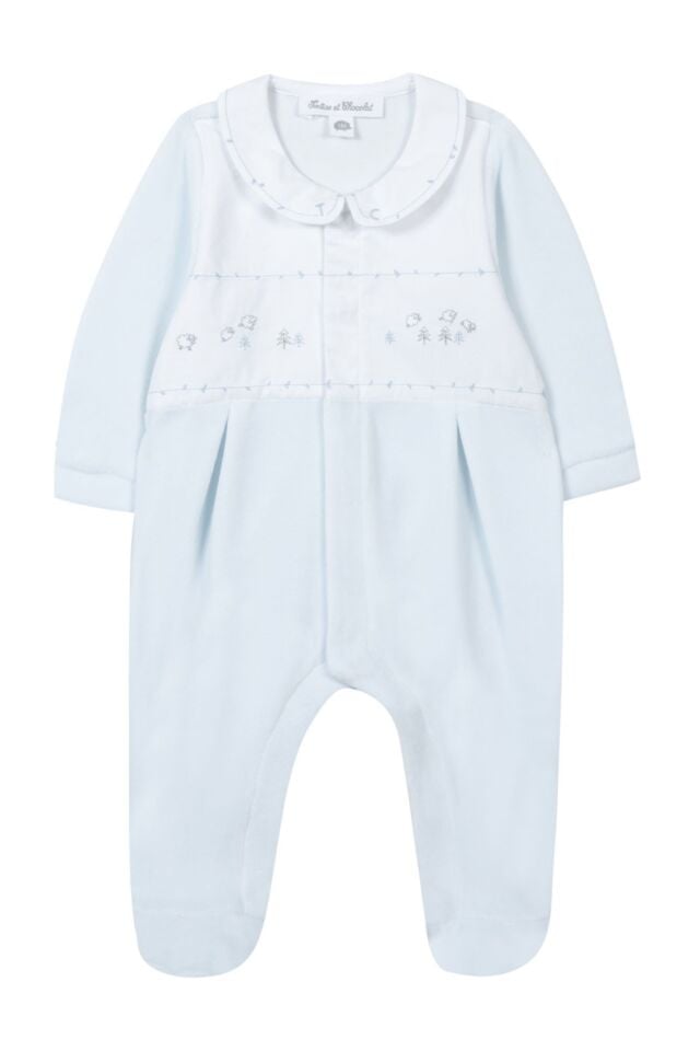 kadife TULUM Soft mavi - 1M