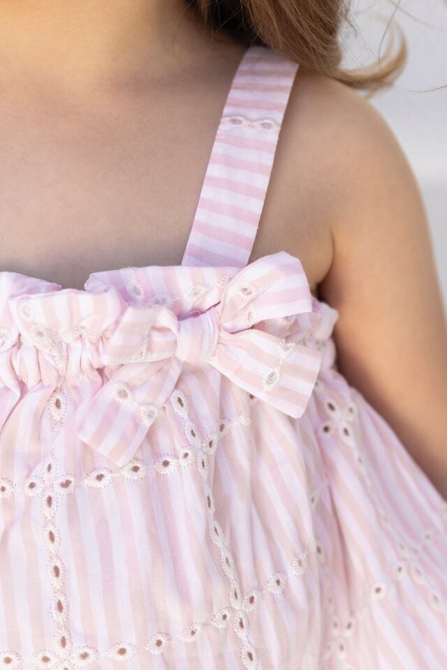 Askılı Bluz + Şort Set Azalée - Pembe - 2Y