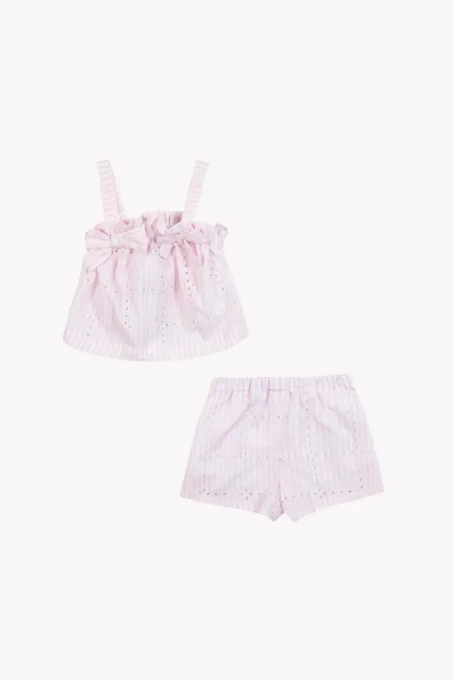 Askılı Bluz + Şort Set Azalée - 2Y