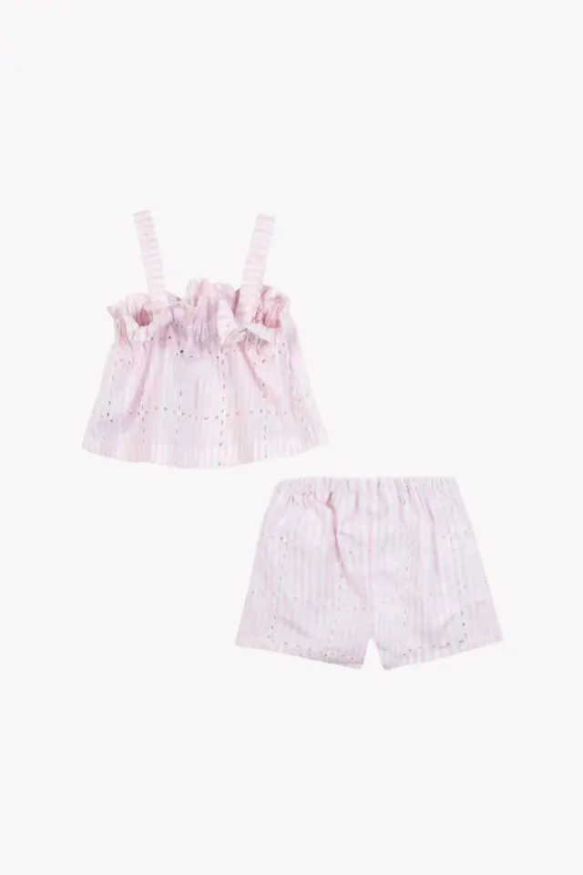 Askılı Bluz + Şort Set Azalée - 2Y