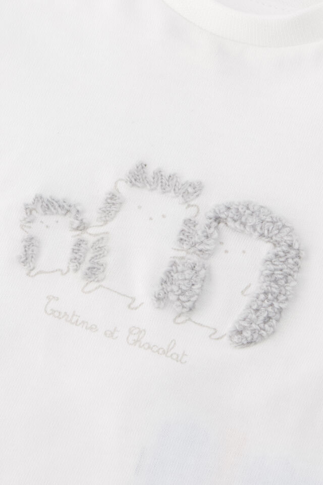 kirpi aplikeli T-Shirt