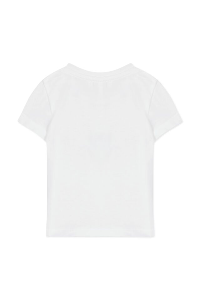 kirpi aplikeli T-Shirt Blanc - Beyaz - 6M