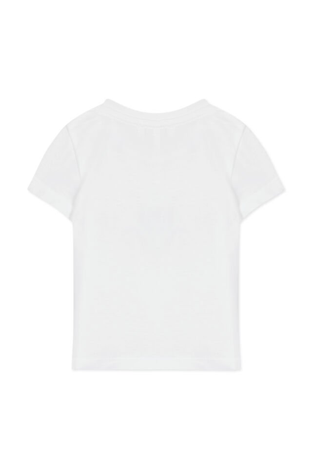 kirpi aplikeli T-Shirt Blanc - Beyaz - 6M