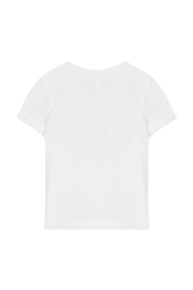 kirpi aplikeli T-Shirt Blanc - Beyaz - 6M