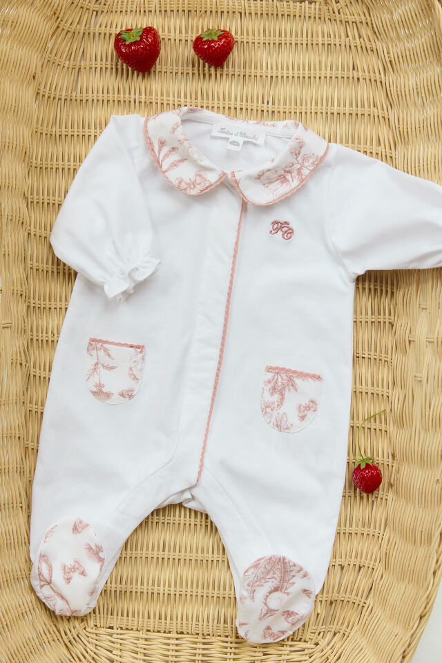İnce Önden Açılan Tulum Rosée - 3M