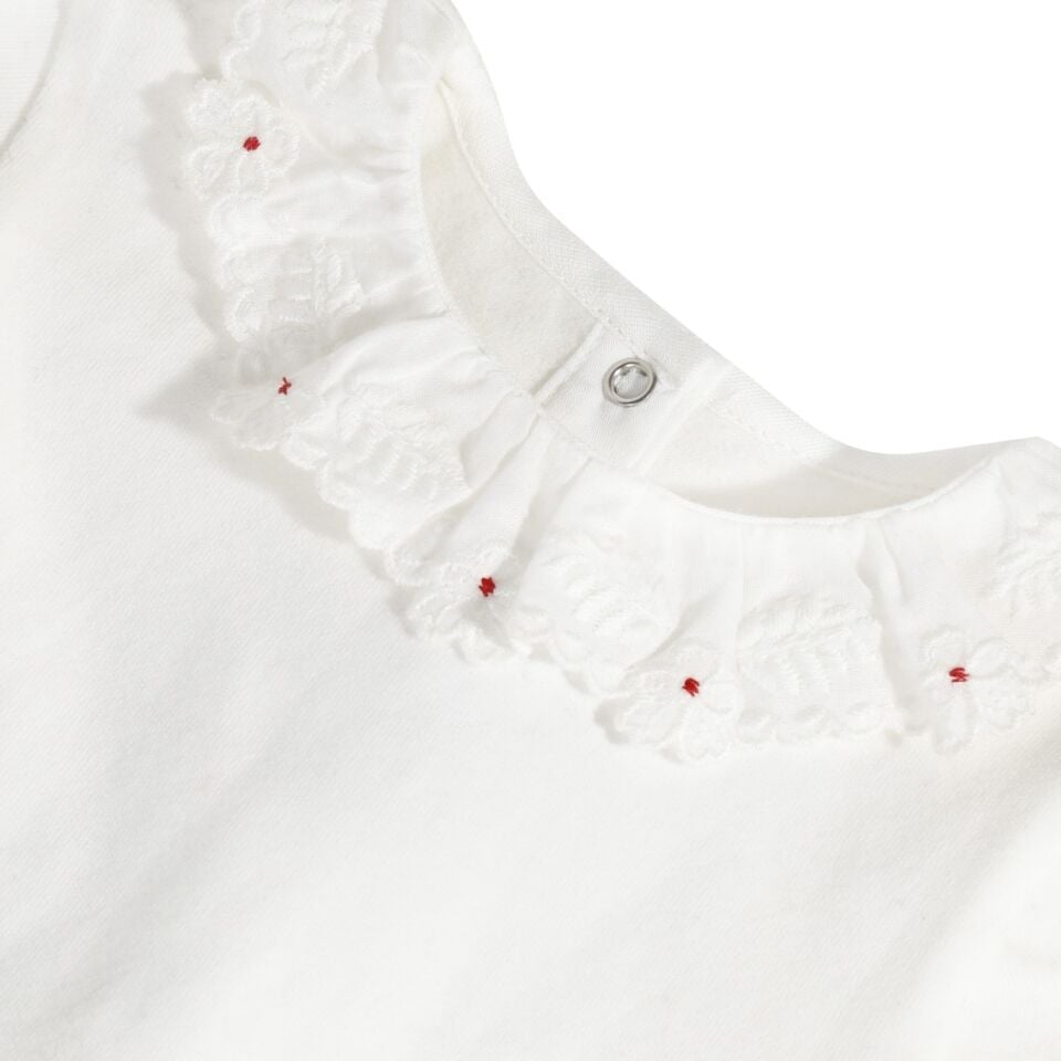 YAKASI NAKIŞLI BODY Kırmızı - 9M