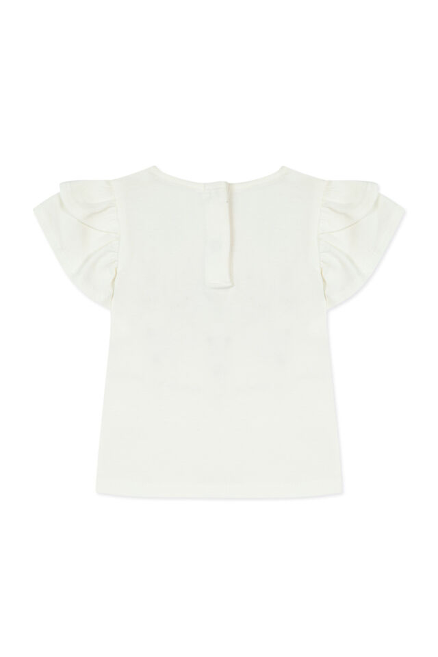 Kalp armalı T-Shirt Nacre - Ekru - 3Y
