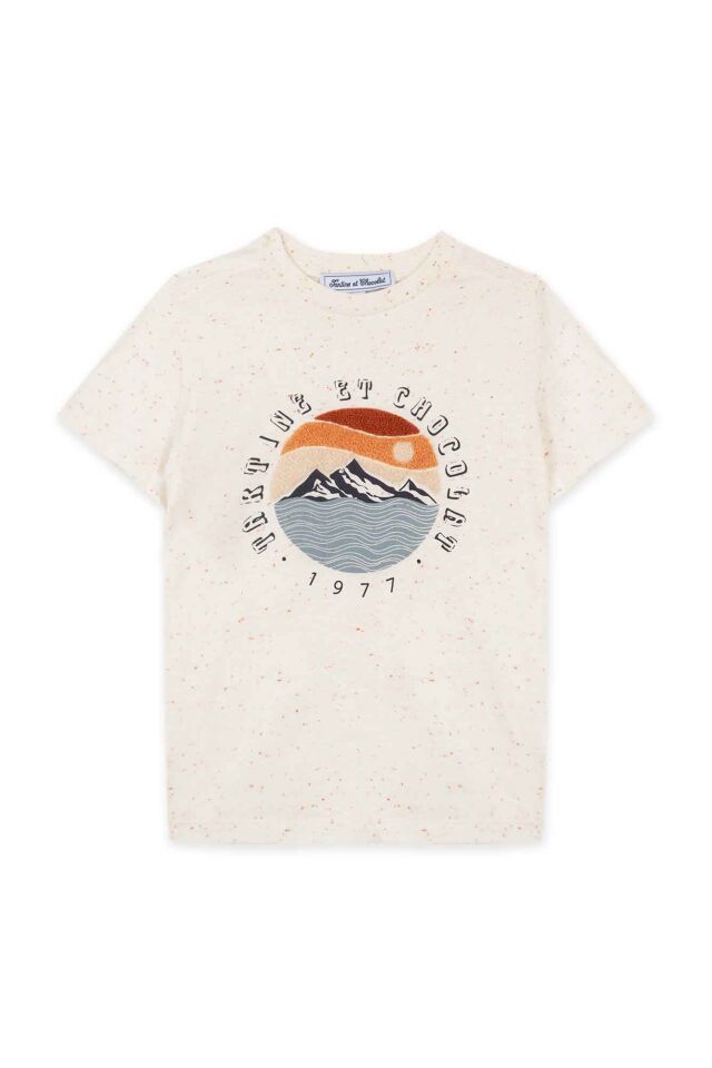 dağ temalı T-Shirt Spicy orange - Portakal - 10Y