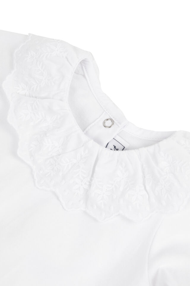 BODY geniş dantel yakalı Beyaz - 6M