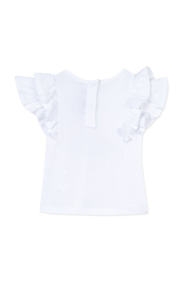 Kiraz Nakışlı T-Shirt Ocre - 1Y
