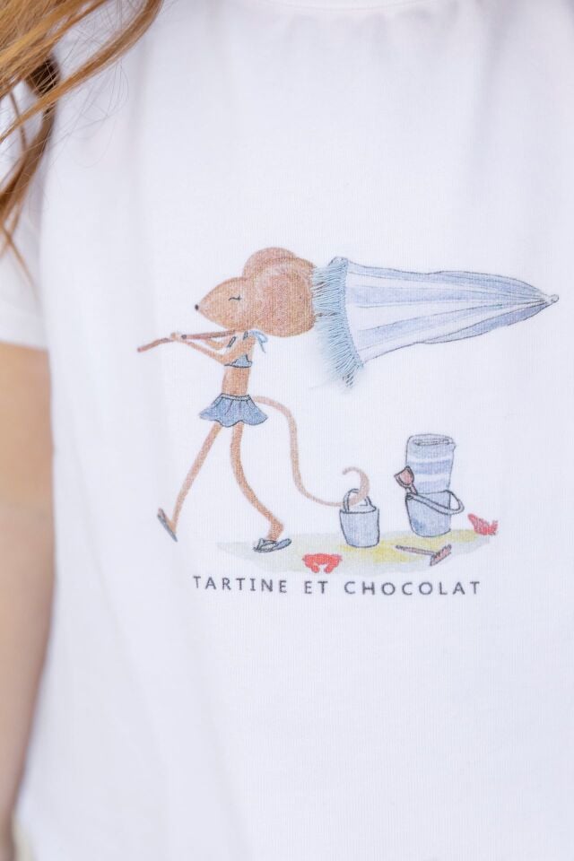 Coton T-Shirt Beyaz - 2Y