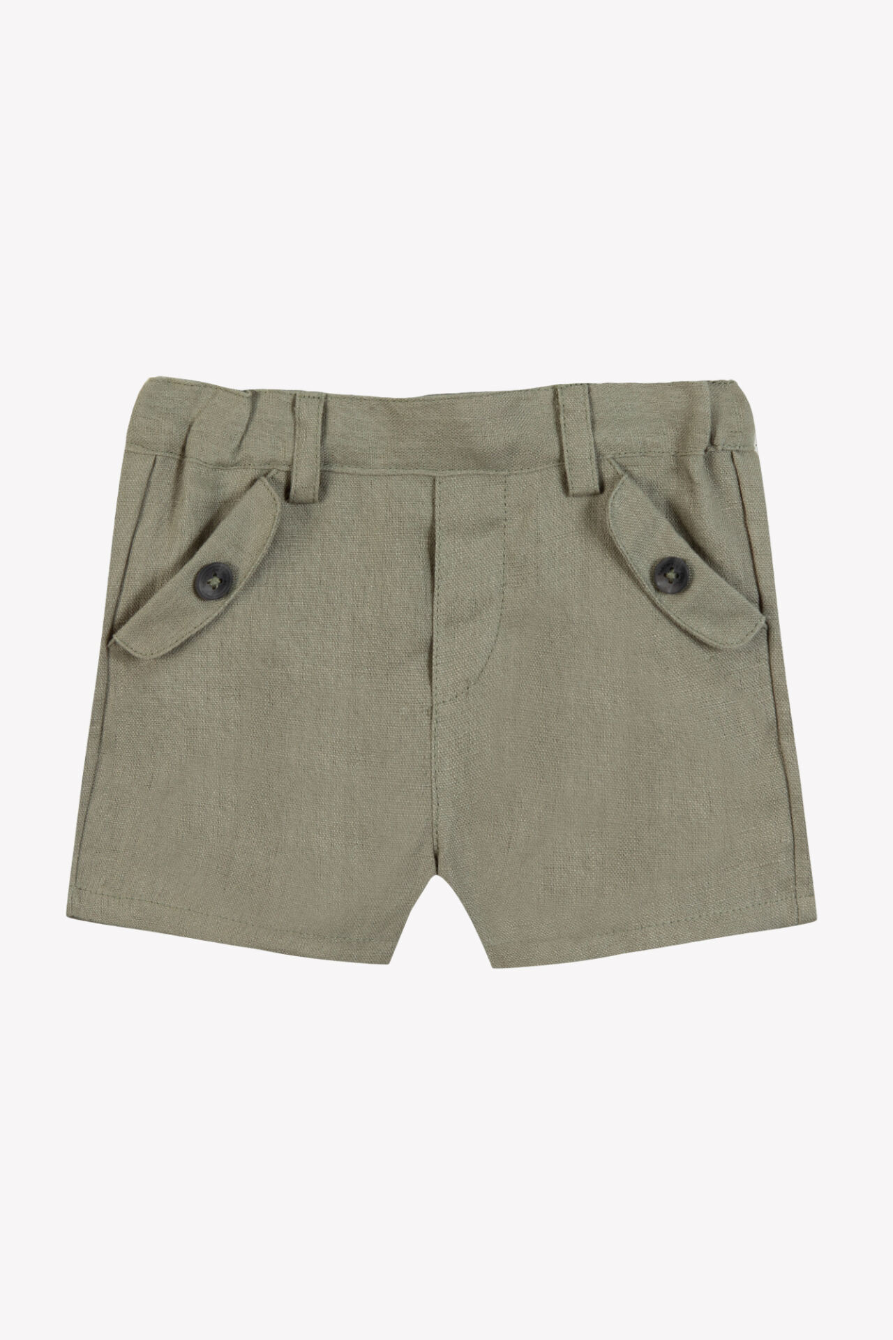 Keten Şort Fougère - 2Y
